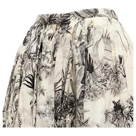 Dior-Christian Dior Fantaisie print cotton midi skirt-Brown,Beige