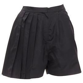 Bermuda plissado Christian Dior Raf Simons Preto