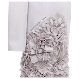 Autre Marque-Ruban Atelier cashmere ruffle coat-Grey