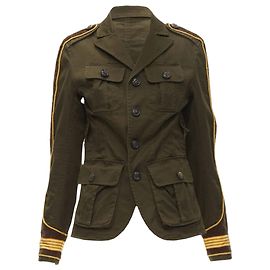 Veste utilitaire en velours côtelé Dsquared2 Vert