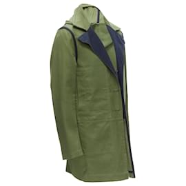 Valentino Garavani-Valentino Garavani reversible collar coat-Green