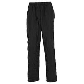 Acne- Acne Studios Straight-Leg Track Pants in Black Polyester-Black