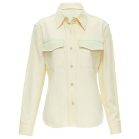 Camicia con tasca western Calvin Klein Raf Simons Giallo