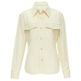 Calvin Klein-Calvin Klein Raf Simons western pocket shirt-Yellow