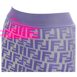 Fendi-Fendi Prints On neon Zucca legging-Pink