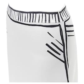 Fendi-Fendi Joshua Vides California Sky comic marker skirt-White