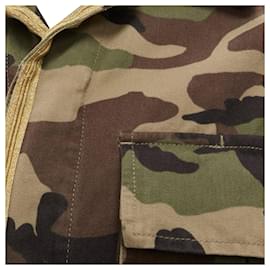 Saint Laurent-Saint Laurent Hedi Slimane camouflage military jacket-Green