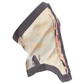 Top bustier de brocado barroco jacquard Alexander McQueen Gris