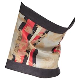 Alexander Mcqueen-Alexander McQueen baroque brocade jacquard bustier top-Grey
