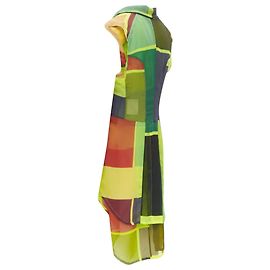 Comme Des Garcons Farbenblockierte Schichten Cutaway-Weste von Comme Des Garçons Grün