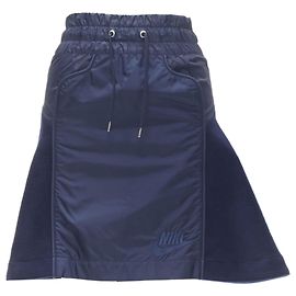 Saia de nylon e lã Sacai Nike Azul Azul marinho
