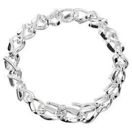 Tiffany & Co-Pulseira de elos médios em prata 925 Tiffany & Co-Prata,Metálico