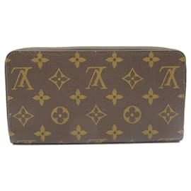 Louis Vuitton-Louis Vuitton Zippy Wallet Monogram Brown M41896-Brown