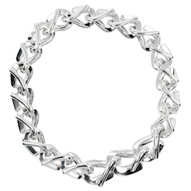 Tiffany & Co-Pulseira de elos médios em prata 925 Tiffany & Co-Prata,Metálico