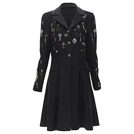 Chanel-Chanel Paris London Metier D'art cashmere coat-Black