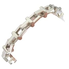 Tiffany & Co-Pulseira Corrente Tiffany T Estreita em Prata 925-Prata,Metálico