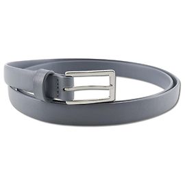 Bottega Veneta Ledergürtel Blau Grau für Männer Grau