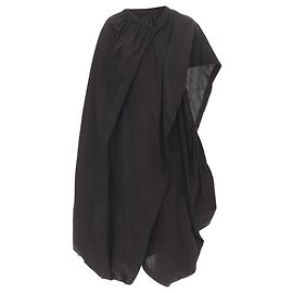Comme Des Garcons Vestido drapeado asimétrico lavado Comme Des Garçons Negro