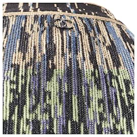 Chanel-Chanel metallic lurex long cardigan sweaer-Golden,Metallic