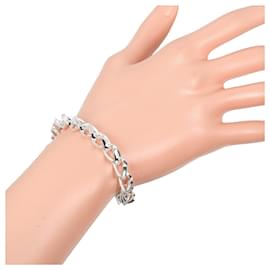 Tiffany & Co-Pulseira de elos médios em prata 925 Tiffany & Co-Prata,Metálico