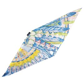 Hermès Hermes Silk Losange Nano Scarf Blue Blue