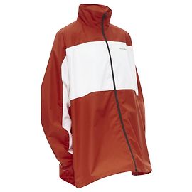 Balenciaga colorblocked logo embroidery track jacket Red