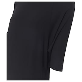 Michael Kors-Michael Kors rayon spandex batwing stretch casual dress-Black