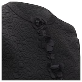Fendi-Fendi Flowerland floral jacquard petal stud cardigan-Black
