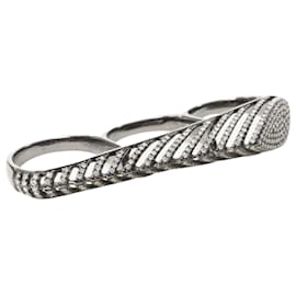Autre Marque-AS Spine k g carat diamond finger ring-Silvery,Metallic