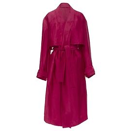 Haider Ackermann Fchia linen rayon p laye robe coat Pink