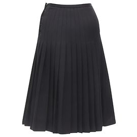 Dsquared2 Angel pleated knee length skirt Black
