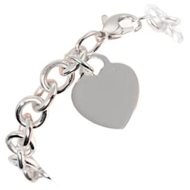 Tiffany & Co-Pulseira de coração em prata 925 da Tiffany & Co-Prata,Metálico