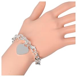Tiffany & Co-Pulseira de coração em prata 925 da Tiffany & Co-Prata,Metálico