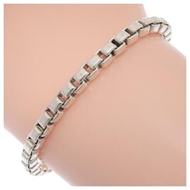 Tiffany & Co-Pulseira de prata veneziana 925 Tiffany-Prata,Metálico