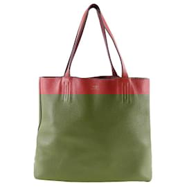 Hermès-Sac tote réversible Hermes Double Sens 45-Rose