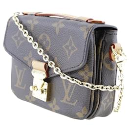 Louis Vuitton-Louis Vuitton Micro Metis Shoulder Bag M81267-Brown