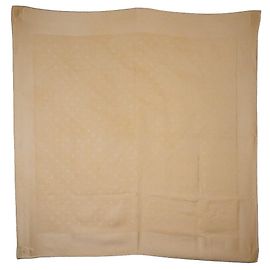 Bufanda de seda Louis Vuitton Castaño Beige