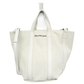 Balenciaga-Balenciaga EVERYDAY 2.0 SMALL SORTH SOUTH Handbag-White