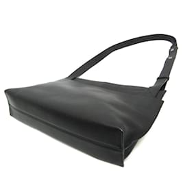 Loewe-Loewe Anagram Men's Leather Shoulder Bag-Black