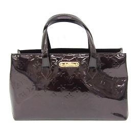 Bolso Louis Vuitton Monogram Vernis Wilshire PM Burdeos