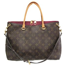Louis Vuitton-Louis Vuitton Monogram Pallas M40906 Handbag-Brown,Other