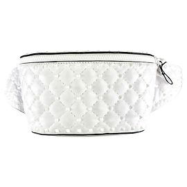 Bolsa de cinto em couro Rockstud Spike da VALENTINO GARAVANI Branco