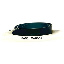 Lecce Rindsledergürtel ISABEL MARANT Schwarz Blau