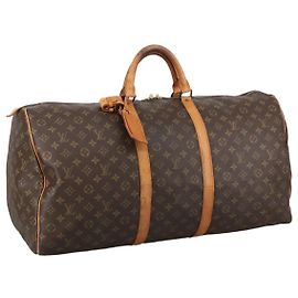 LOUIS VUITTON Monogram Keepall 60 Bolsa Boston M41422 LV Auth 103852 Monograma