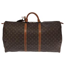Louis Vuitton-LOUIS VUITTON Monogram Keepall 60 Boston Bag M41422 LV Auth 104630-Monogram
