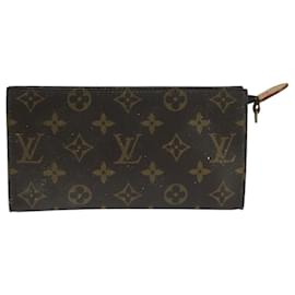 Louis Vuitton-LOUIS VUITTON Monogram Bucket GM Pouch Accessory Pouch Vintage LV Auth 105258-Monogram