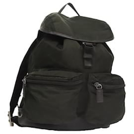 Prada-PRADA Backpack Nylon Khaki Auth ki5121-Khaki