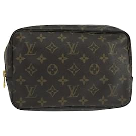 Louis Vuitton-LOUIS VUITTON Monogram Trousse Toilette 23 Clutch Bag M47524 LV Auth th5527-Monogram