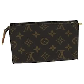 Louis Vuitton-LOUIS VUITTON Monogram Bucket PM Accessory Pouch LV Auth 104681-Monogram