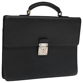 Louis Vuitton-LOUIS VUITTON Epi Laguito Business Bag Noir M54552 LV Auth bs20630-Black